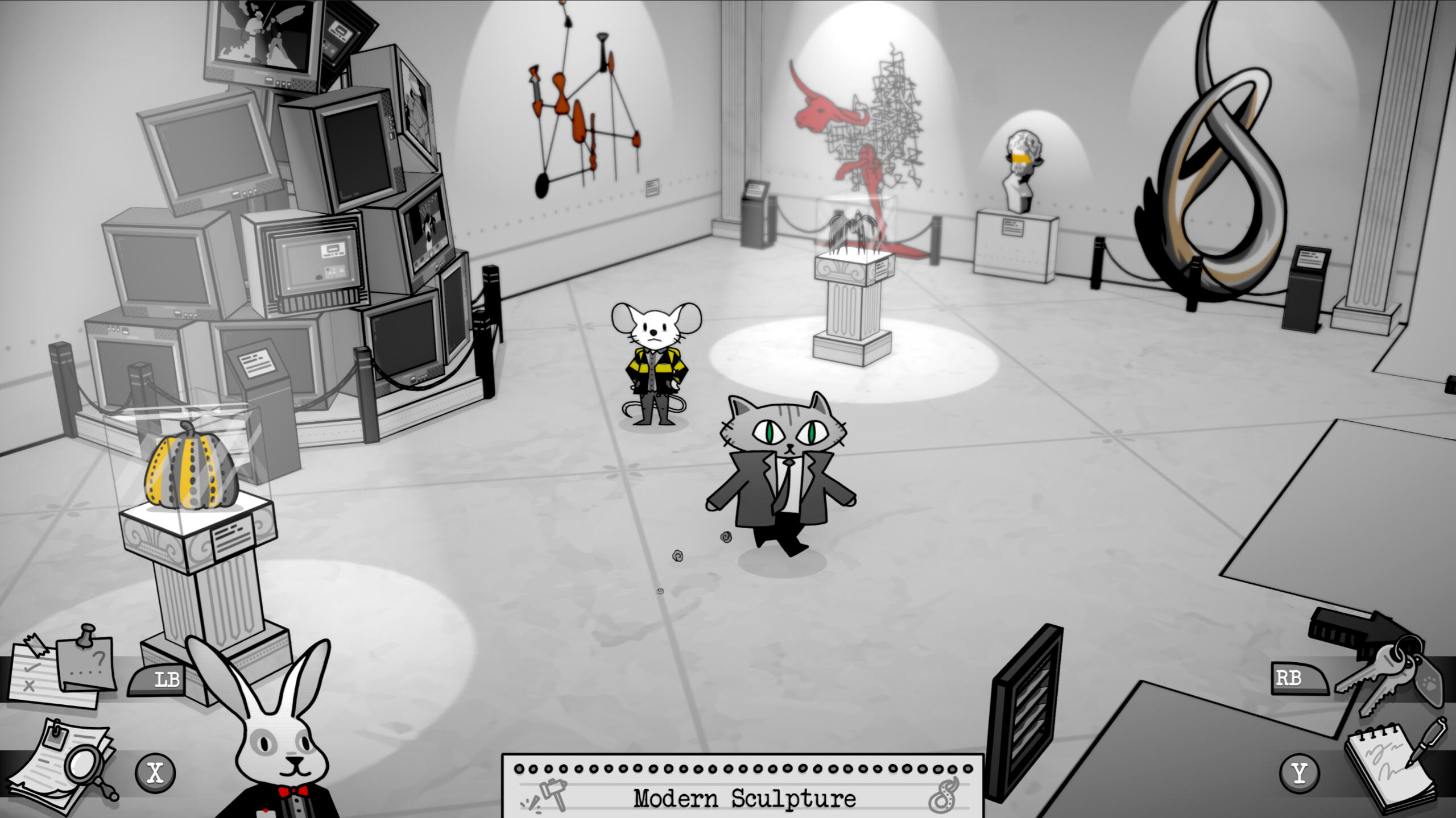 Screenshot showcasing the walking animation